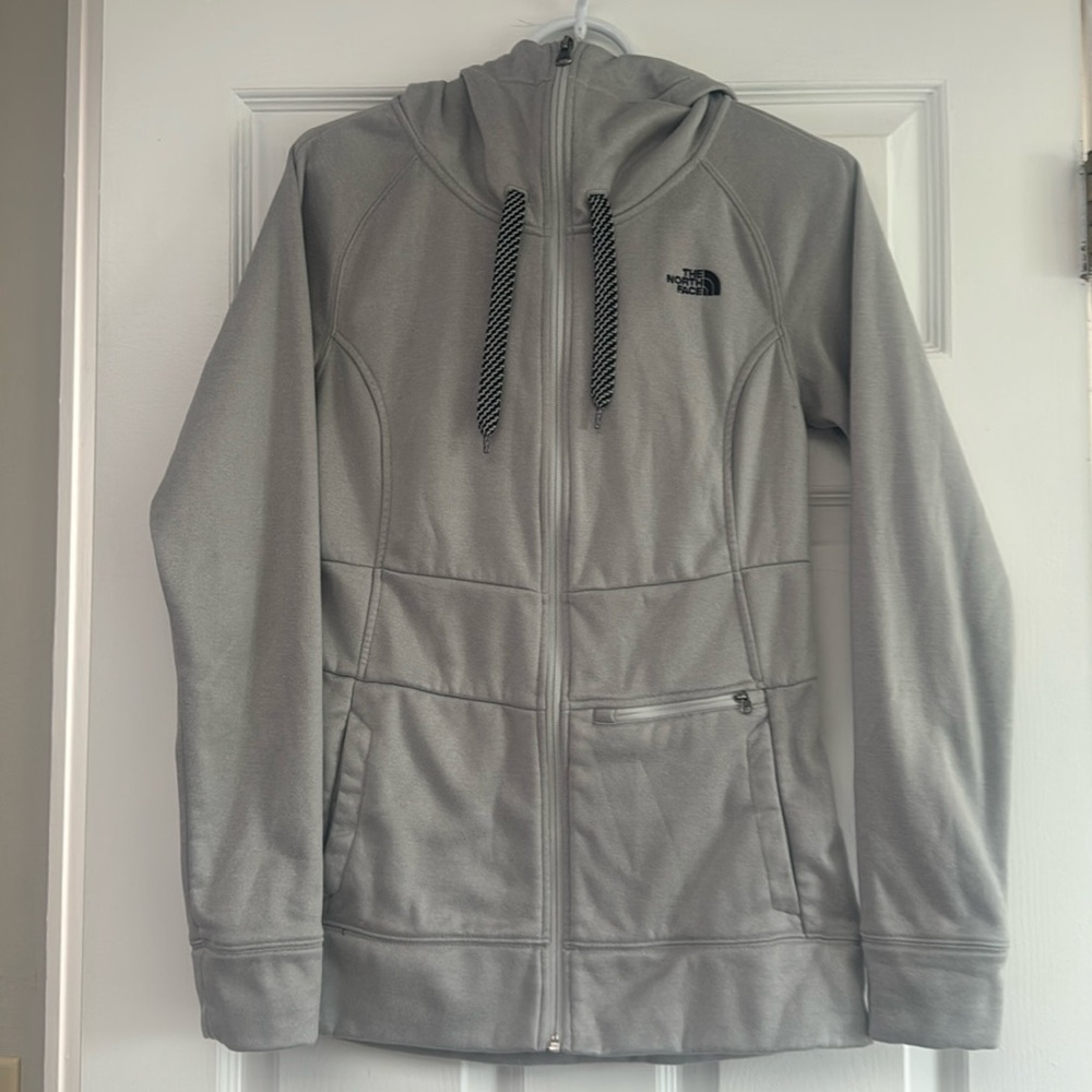 Women’s The North Face Shelly Windwall Jacket Light Gray Light Jacket Long